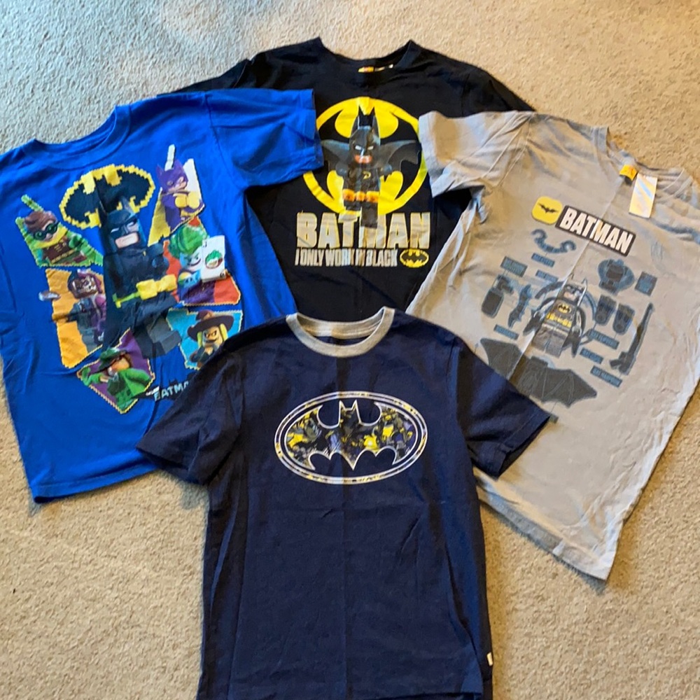 Four pack Batman graphic T-shirts